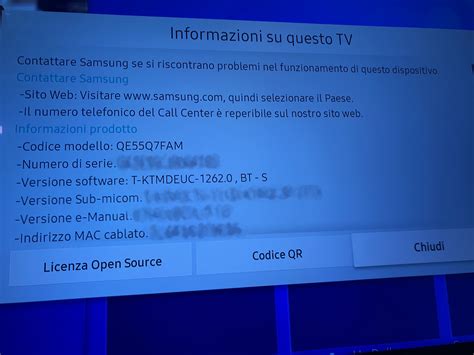 QE55Q7FNATXZT E Sky q 4K. Problemi .